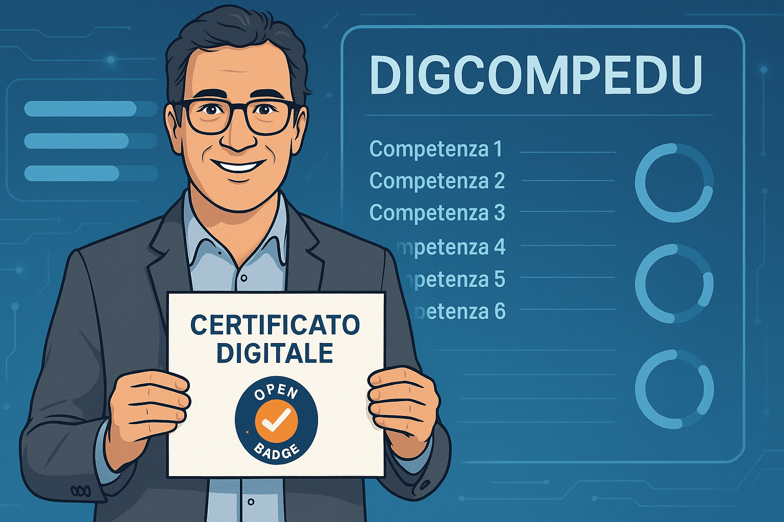 IDCERT DigCompEdu riconoscimento nel sistema scolastico e nei concorsi 1 Certificato Digitale DigCompEdu